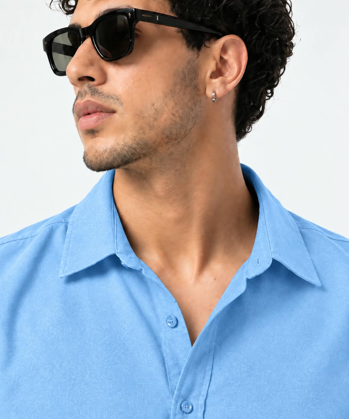 Sky Blue Shirt With Trouser